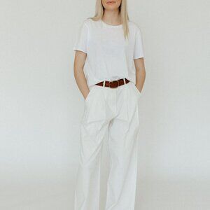 Proenza Schouler Helena Pant in Off White
